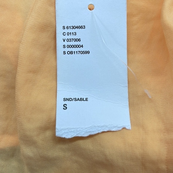 Out From Under NWT Peach Satin Cinch Side Asymmetrical Tank Top Size Small - Picture 9 of 11